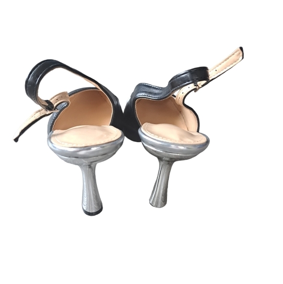 Frank Mully Women's Slingback shoes Closed Pointed Toe Formal PROM Wedding 7.5 - Picture 8 of 11